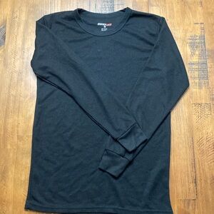 Long sleeve waffle shirt